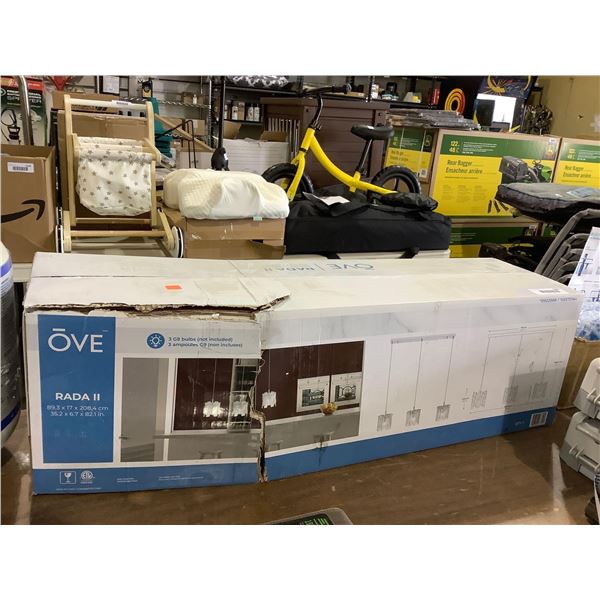 Ove Rada II 3-Light Pendant (35.2in x 6.7in x 82.1in)