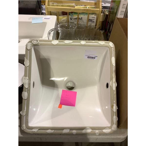 American Standard Porcelain Sink (16 1/2in x 16in)