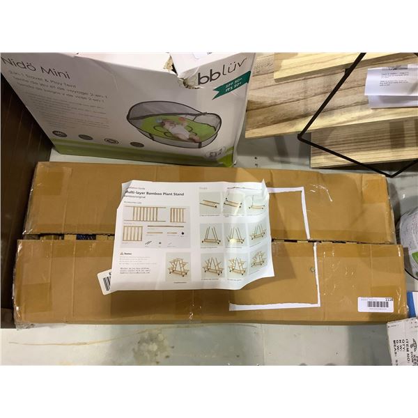 Multi-Layer Bamboo Plant Stand