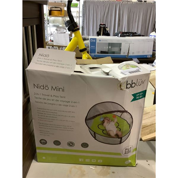 Bbluv Nido Mini 2-in-1 Travel and Play Tent