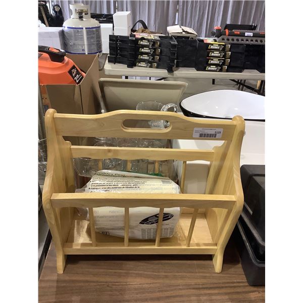 Wooden Countertop Organizer