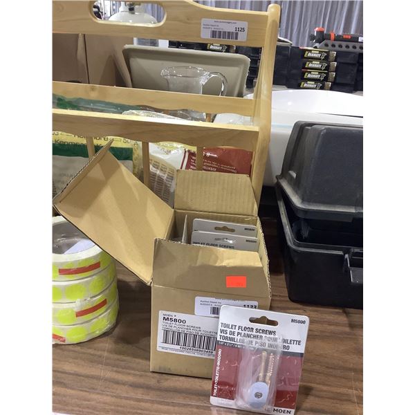 Case of 10 Moen Toilet Floor Screws (1/4in x 2 1/2in)