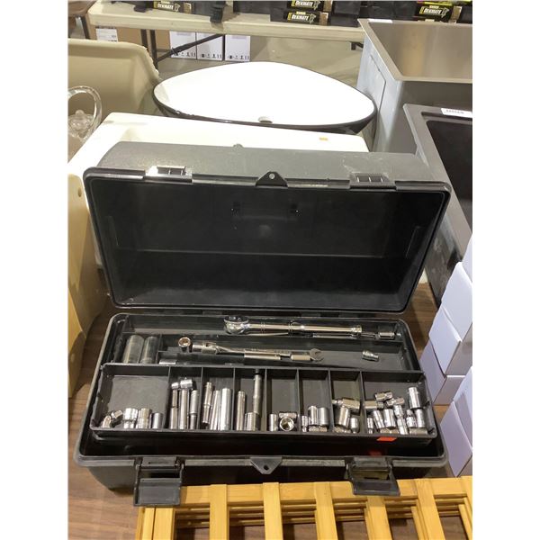 Tool Box w/ Sockets/Wrenches