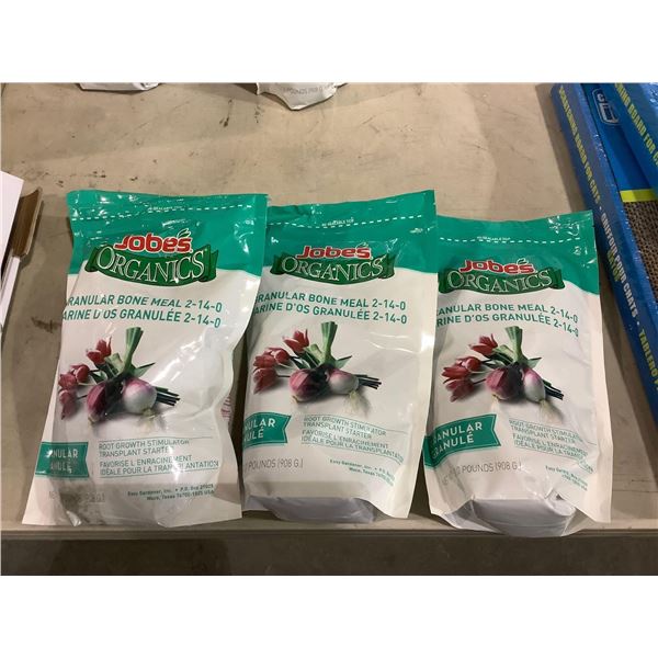 Jobes Organics Granular Bone Meal 2-14-0 (3 x 908g)