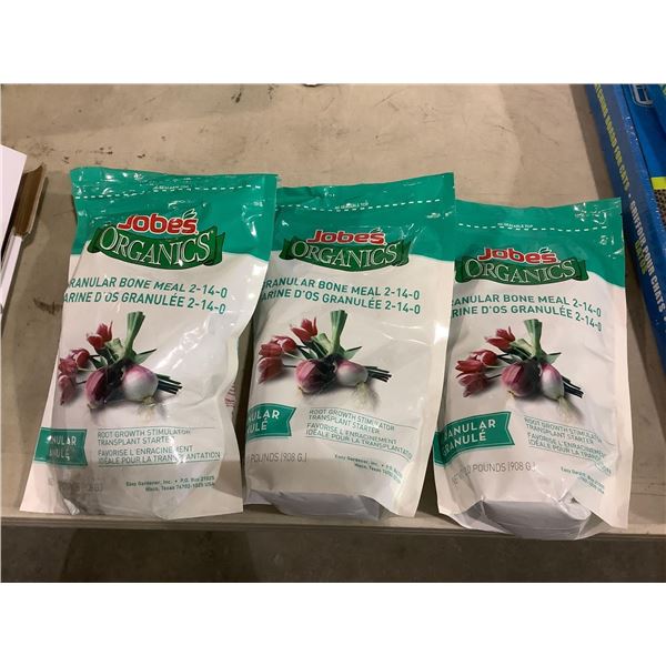 Jobes Organics Granular Bone Meal 2-14-0 (3 x 908g)