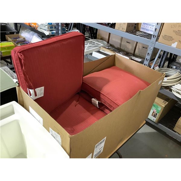 Lot of 6 Allen Roth Seat Pads (20in x 20in x 5in)