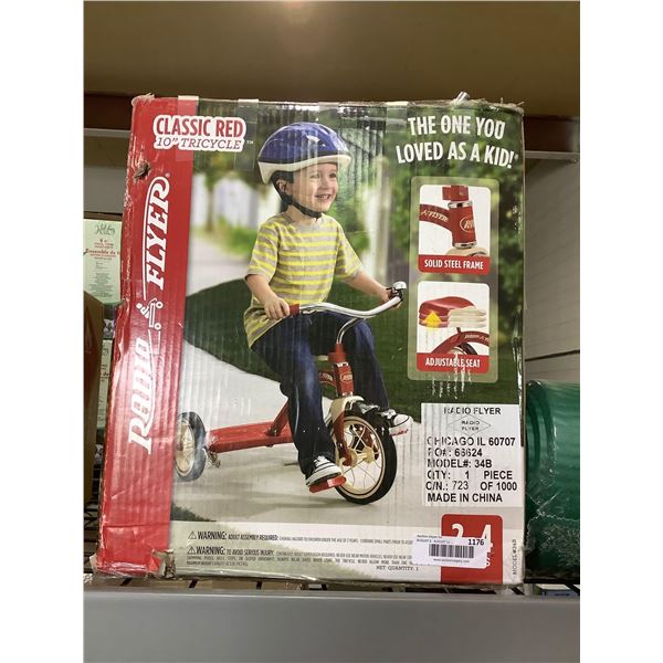 Radio Flyer Classic Red 10in Tricycle