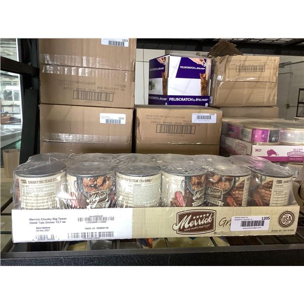 Merrick Chunky Big Texas Steak Tips Dinner Dog Food (12 x 360g)