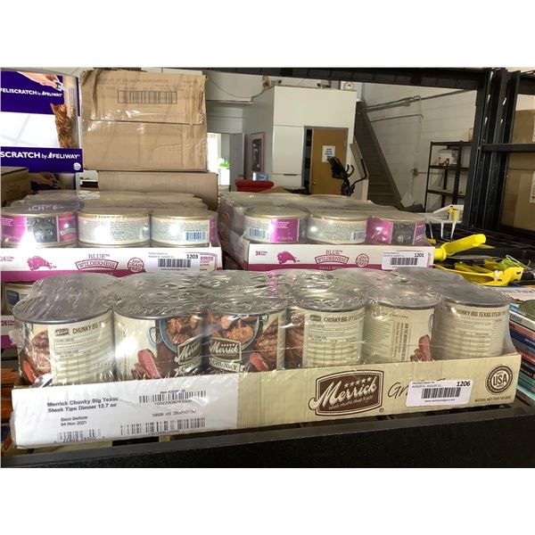 Merrick Chunky Big Texas Steak Tips Dinner Dog Food (12 x 360g)