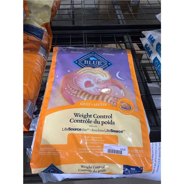 Blue Buffalo Weight Control Adult Cat Food (6.8kg)