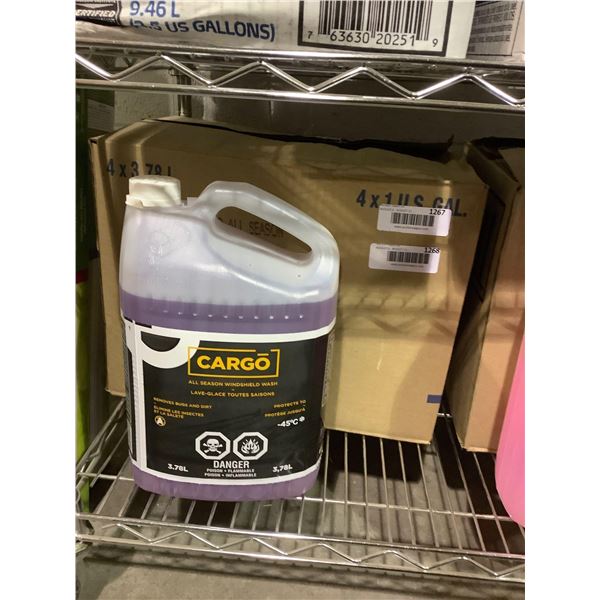 Case of Cargo All Season Windshield Washer Fluid (4 x 3.78L)