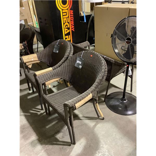 Style Selections 5-Piece Patio Set (4 Chairs, 1 Loveseat)