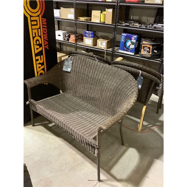 Style Selections 5-Piece Patio Set (4 Chairs, 1 Loveseat)