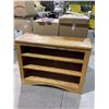Image 1 : Wooden Shelving Unit (33in L x 13in W x 25in H)