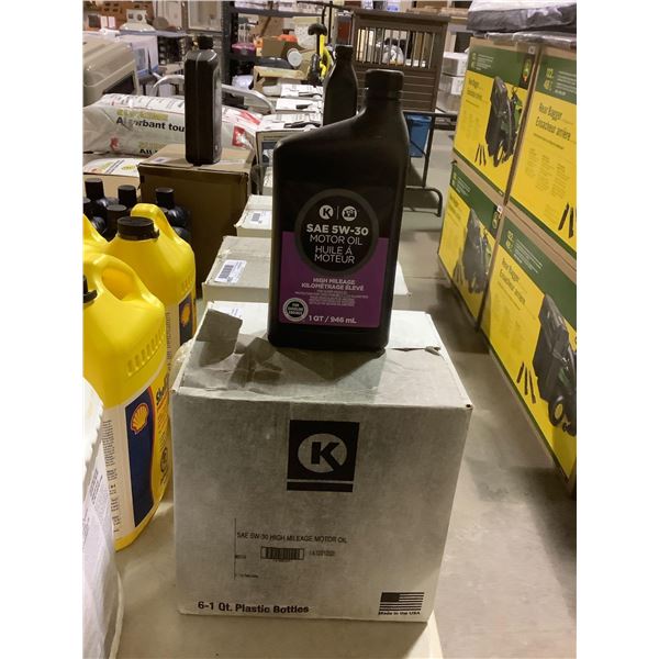 Case of Circle K SAE 5W-30 High Mileage Motor Oil (6 x 946mL)