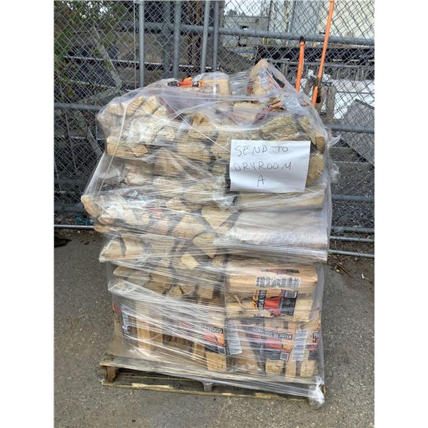 Pallet of Firemaster Deluxe Firewood