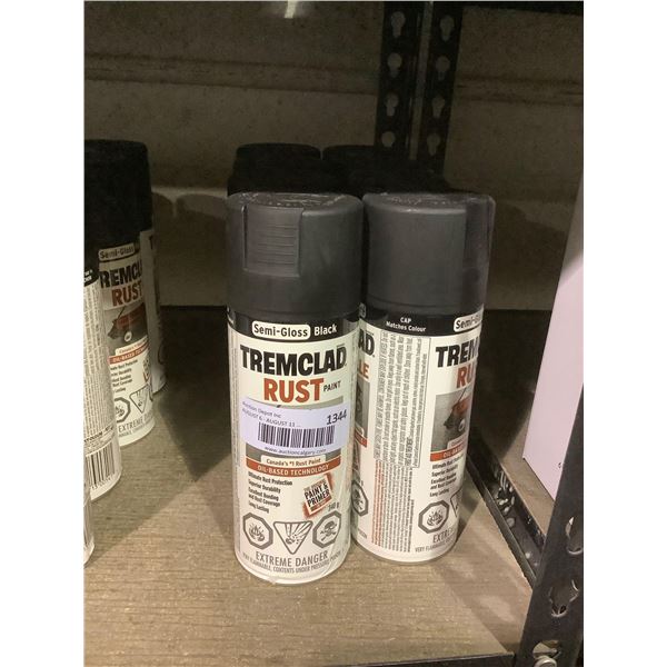 Tremclad Semi-Gloss Black Rust Paint (6 x 340g)