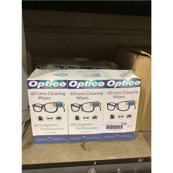 Optico Professional 180 Lens Cleaning Wipes