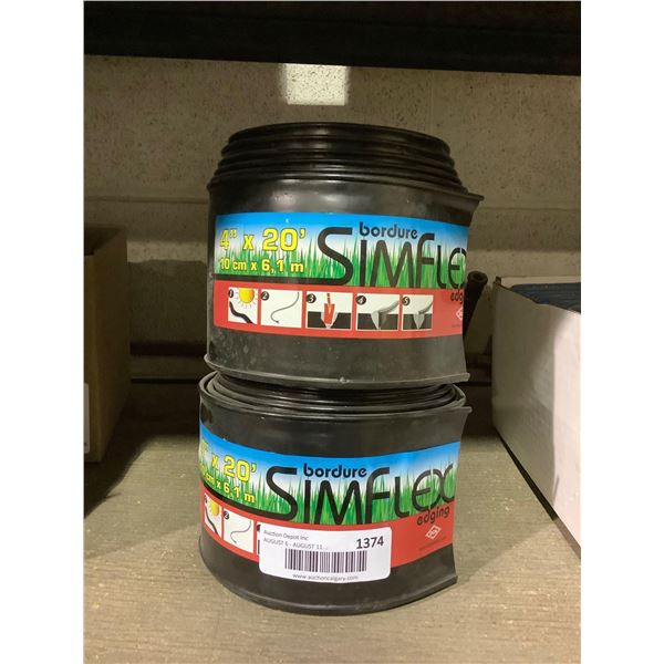 Bordure Simflex Edging (4in x 20ft) Lot of 2