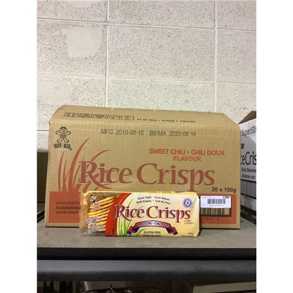 Case of Rice Crisps Sweet Chili (20 x 100g)