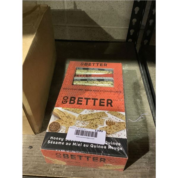 Go Better Honey Sesame Quinoa Bars (24 x 35g)