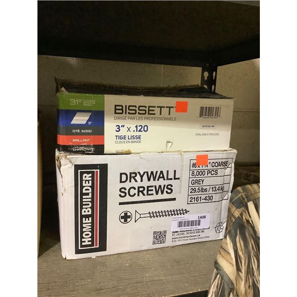 Lot of Drywall Screws and Nails