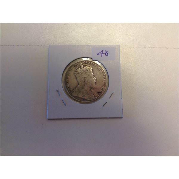 1910 Canada Half Dollar