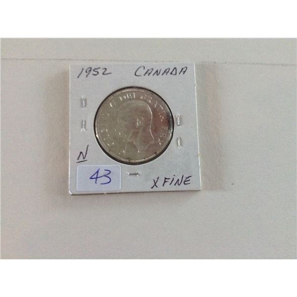 1952 Canada Half Dollar