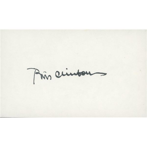 Bill Clinton signed book