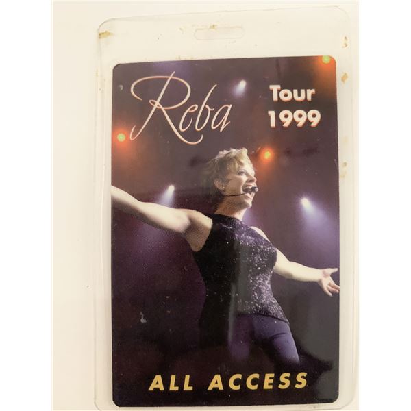 Reba 1999 All Access Tour Pass