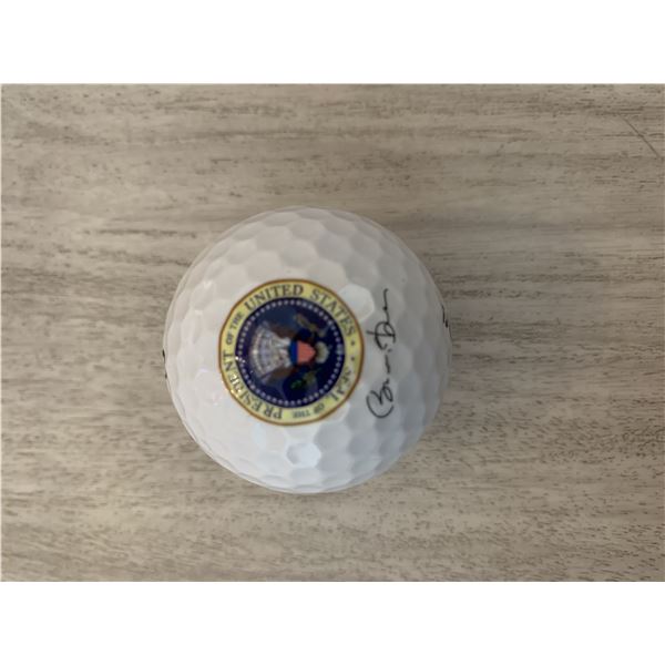 Barack Obama facsimile signed Presidential golf ball