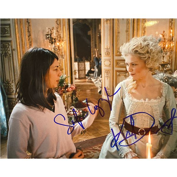 Marie Antoinette Kirsten Dunst and Sofia Coppola signed movie photo