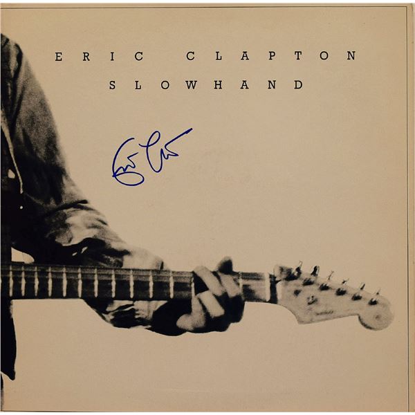 Eric Clapton signed Slowhand album