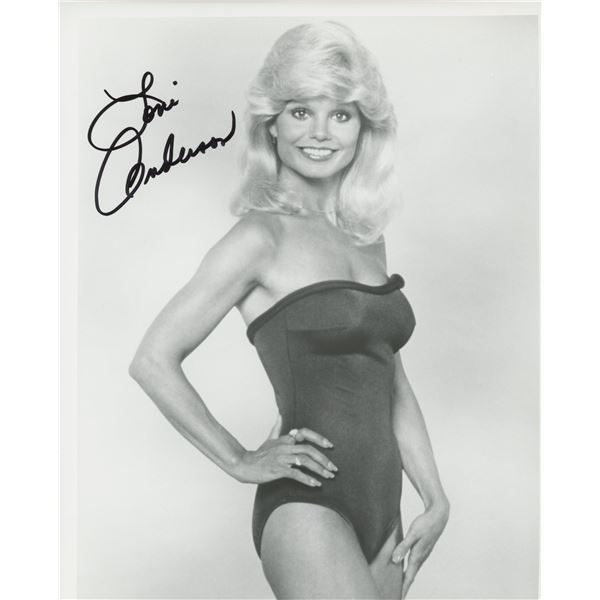 Loni Anderson signed photo