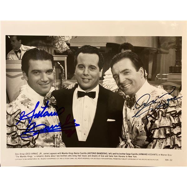 The Mambo Kings Armand Assante and Antonio Banderas signed movie photo