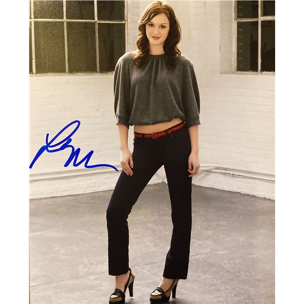 Leighton Meester signed photo