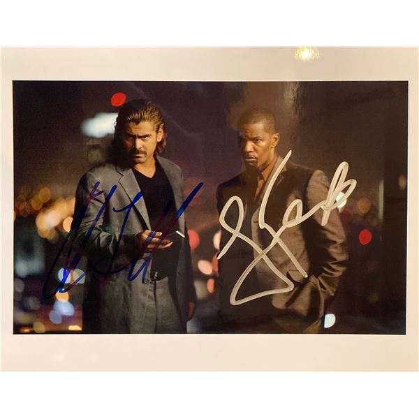 Miami Vice Colin Farrrell and Jamie Foxx signed movie photo