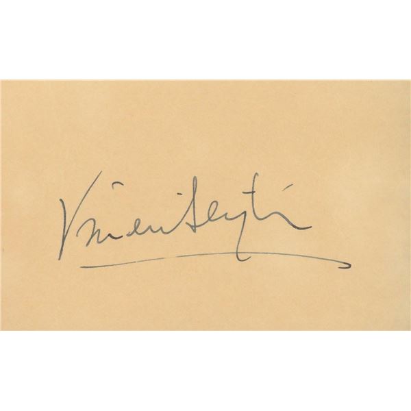 Vivien Leigh signature cut