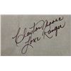 Image 1 : The Lone Ranger Clayton Moore signature slip