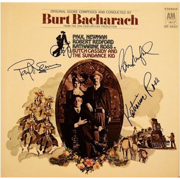 Butch Cassidy And The Sundance Kid signed soundtrack