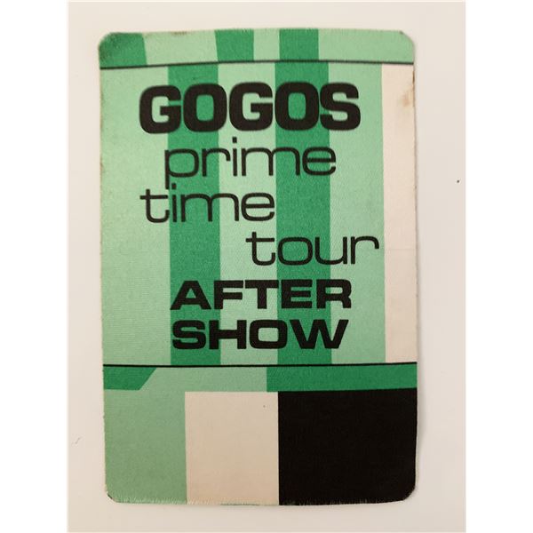 The Go-Go's Prime Time Tour After Show Pass