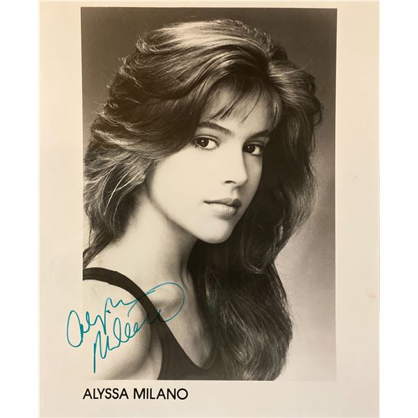 Alyssa Milano signed photo