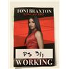 Image 1 : Toni Braxton Long As I Live Working Backstage Pass