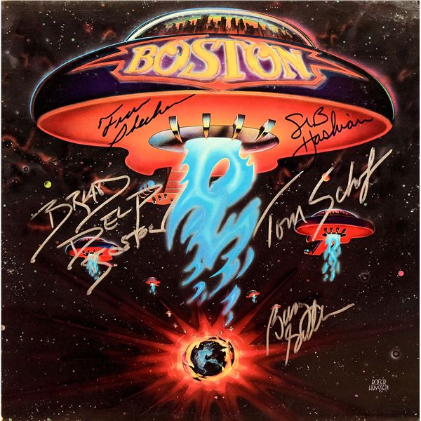 Boston signed debut album Boston