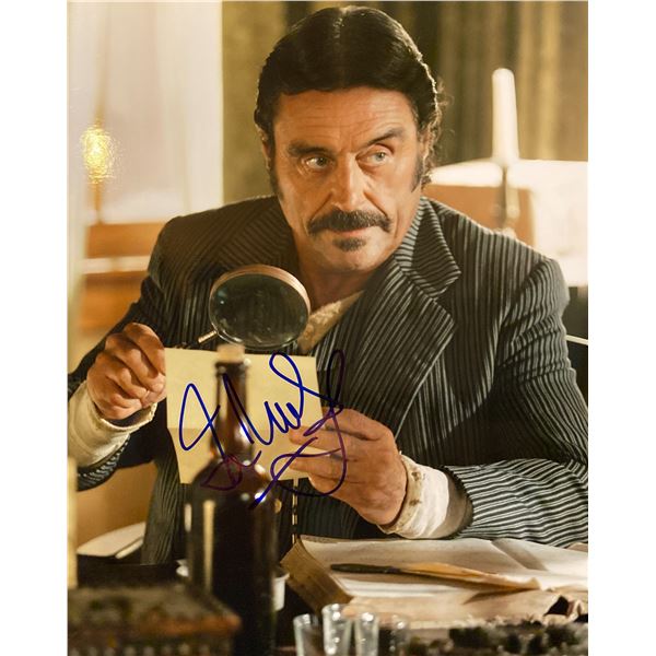 Deadwood  Ian McShane signed photo