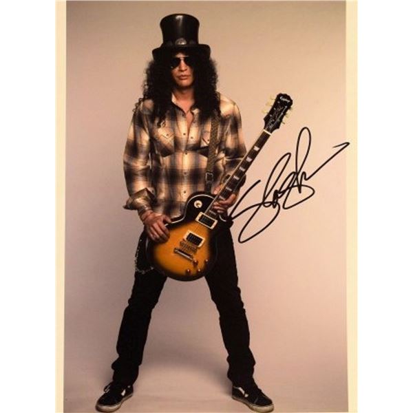 Slash signed promo photo