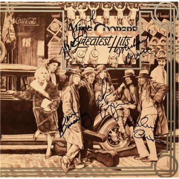 Alice Cooper signed Greatest Hits album