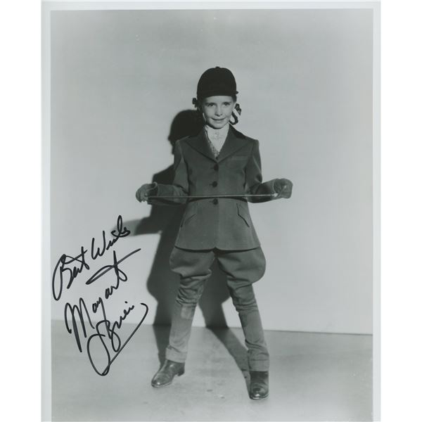 Margaret O'Brien signed photo