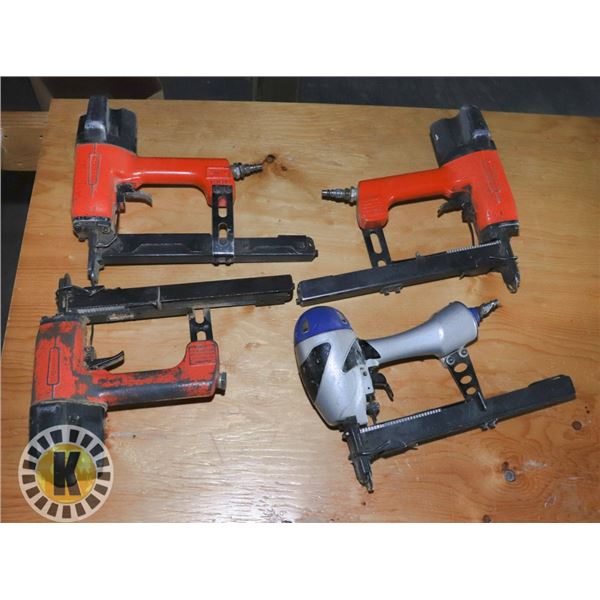 BOX OF SPOTNAIL NAIL GUNS