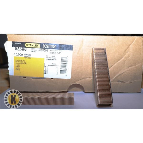 CASE OF STANLEY STAPLES